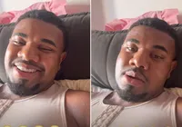 Davi Brito toma banho de forma inusitada após cirurgia imagem