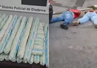 Dupla é presa com 39 bananas de dinamite antes de roubo a carro-forte imagem