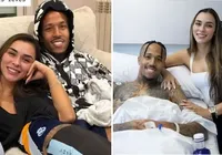 Esposa de Éder Militão expõe foto inédita do começo do romance imagem