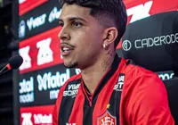 "Feliz pela estreia", diz Felipe Cardoso após primeiro jogo no Vitória imagem