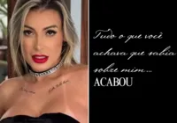 Fim do +18? Andressa Urach surpreende com anúncio: "Acabou" imagem