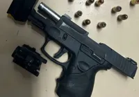 Homem acusado de agredir mulher é preso com arma em Feira de Santana imagem