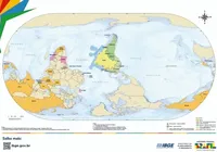 IBGE lança mapa-múndi "invertido" que coloca Brasil no centro imagem