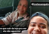 Ivete Sangalo compra lanche em fast food e tira fotos com atendentes imagem