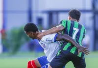 Jogando em casa, Bahia perde para o América-MG no Brasileirão Sub-20