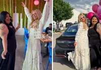 Paris Hilton vira 'fada-madrinha' e faz surpresa para fã