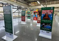 Povos originários da Bahia são homenageados em exposição no metrô imagem