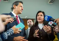 Tebet sai em defesa de Haddad e defende trabalho do ministro: "Herói" imagem