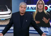 VÍDEO: Datena se irrita com repórter ao vivo e momento viraliza na web imagem