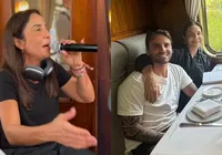 VÍDEO: Ivete faz "show" improvisado em trem no Peru; assista imagem