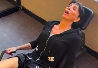 VÍDEO: Maya Massafera grita ao pegar peso na academia e viraliza imagem