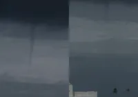 Vídeo impressionante mostra tromba d´água em Salvador; assista imagem
