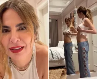 Após parto, Luciana Gimenez publica foto ao lado de bebê reborn