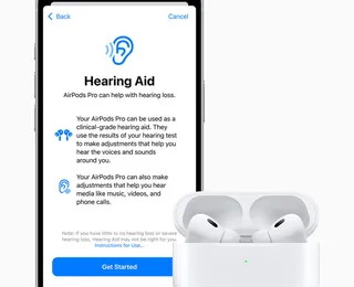 Apple lança recurso auditivo para nova linha de AirPods