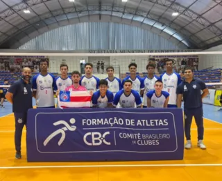Bahia estreia no vôlei com 10º lugar no Brasileiro Sub-21