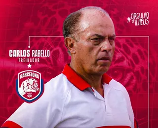 Barcelona de Ilhéus anuncia Carlos Rabello como novo treinador
