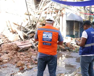 Codesal faz vistoria em casarão que desabou em Salvador