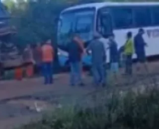 Estrada da zona rural de Esplanada é bloqueada durante protesto