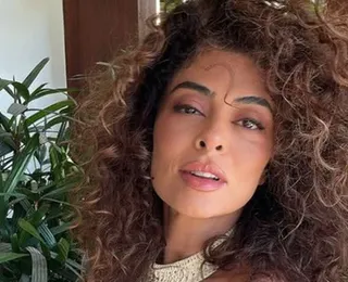 Juliana Paes surpreende funcionários de restaurante na Bahia