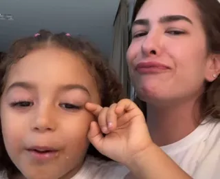 Liz Improta leva tombo, fica com olho roxo e preocupa Lore