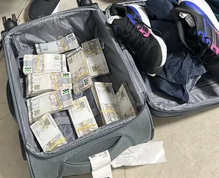 Mala recheada: PF apreende R$ 1,2 milhão com trio em aeroporto