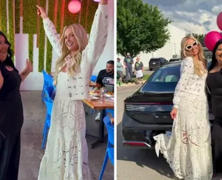 Paris Hilton vira 'fada-madrinha' e faz surpresa para fã