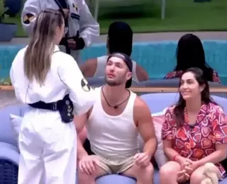 Renata alerta Diego e Daniele Hypolito sobre Gracyanne Barbosa no BBB