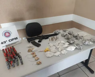 Suspeitos trocam tiros com a PM e deixam fuzil para trás em Salvador