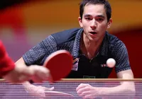 Hugo Calderano luta, mas fica com a prata do Mundial de Tênis de Mesa