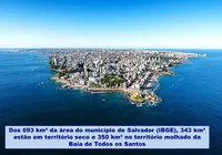 Mapa da economia do mar de Salvador imagem