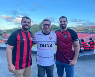 Família rubro-negra confia em "troco" do Vitória contra o Santos