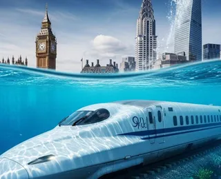 Trem-bala submarino: como é o transporte que vai cruzar continentes - Imagem