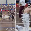 Aluno viraliza com dança de Ney Matogrosso em festa junina imagem
