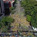 Ato com Bolsonaro tem pouco público e aliado culpa 'fim de mês' imagem
