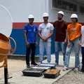 Jovens criam biocimento com papel e fibra de coco imagem