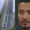 Morre homem que ficou pendurado a 18 metros após morador cortar corda imagem