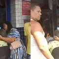 Teto de mercado desaba e deixa idosa ferida em Salvador imagem