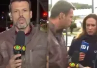 Band afasta repórter que agrediu colega durante entrada ao vivo imagem