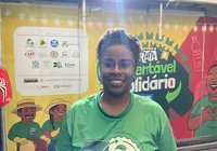 Catadores garantem renda do Sanju de Salvador com Arraiá Sustentável