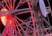 Criança cai de roda gigante durante São João no Parque de Exposições