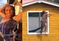 'Jovem senhora': idosa de 81 anos encanta internet com saltos ousados imagem
