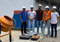 Jovens criam biocimento com papel e fibra de coco imagem