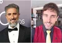 Leo Lins humilha Marcos Mion e o chama de "homem castrado"