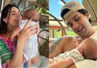 Luan Santana revela previsão para mostrar rosto da filha na web imagem