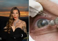 Maya Massafera muda cor dos olhos e médica alerta para risco de cegueira