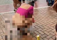 Mulher tira a roupa e faz necessidades em pleno show na Bahia