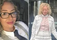 Professora grávida chora em tribunal após acusação de abuso a menor imagem