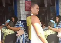 Teto de mercado desaba e deixa idosa ferida em Salvador imagem