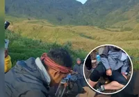 Turista se acidenta em monte onde Juliana Marins foi encontrada morta