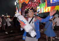 Vai explodir? Bomba gigante chama atenção no Parque de Exposições